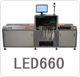 La LED660 es una máquina de montaje LED profesional, se caracteriza con una grande velocidad de acción y una grande precisión. Permite de ensemblar cartas electronicas LED en grande cantidad.
