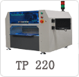 La TP220 puede montar una grande variedad de componentes gracias a su boquilla de aspiración. 